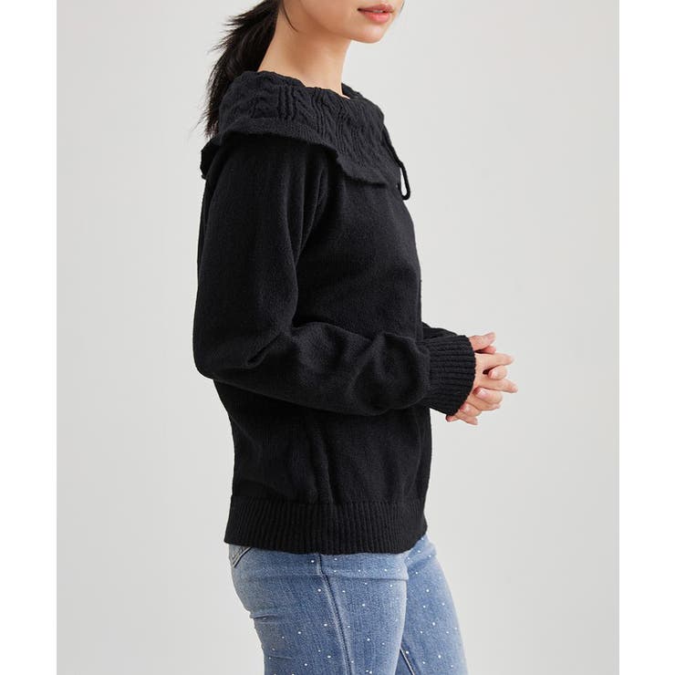 リボン付き コンパクト オフショル | レースレディース  | 詳細画像6 