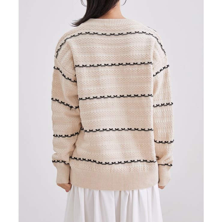 クルーネック 配色 ライン | レースレディース  | 詳細画像13 