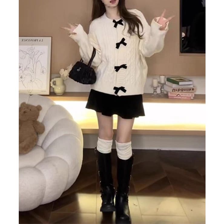 ビッグ リボン付き ケーブル | レースレディース  | 詳細画像4 