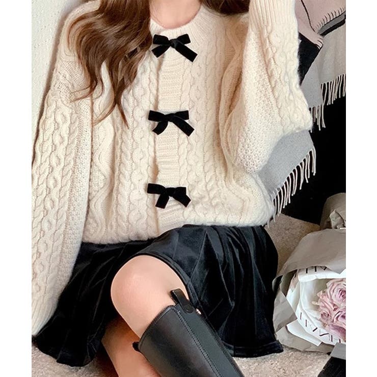 ビッグ リボン付き ケーブル | レースレディース  | 詳細画像5 