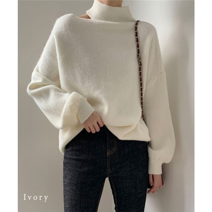 ボトルネック アシンメトリー カットアウト | レースレディース  | 詳細画像14 