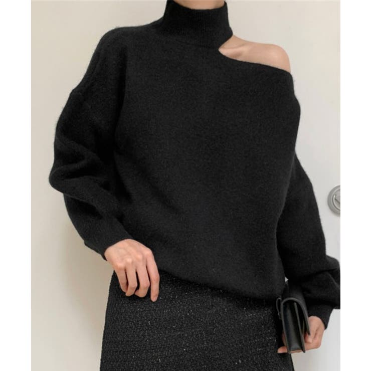 ボトルネック アシンメトリー カットアウト | レースレディース  | 詳細画像4 