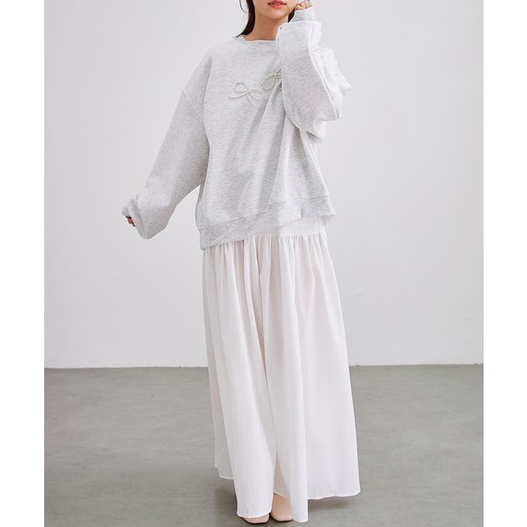 パール リボン 長袖 | レースレディース  | 詳細画像10 