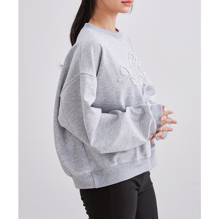 パール リボン 長袖 | レースレディース  | 詳細画像5 