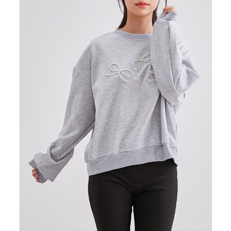 パール リボン 長袖 | レースレディース  | 詳細画像6 