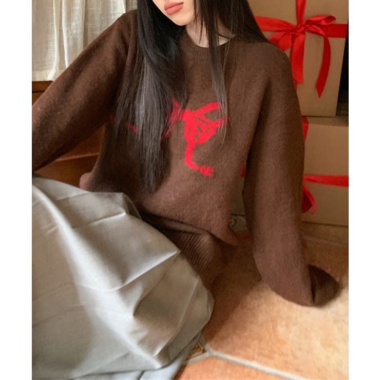 配色 リボン リブ | レースレディース  | 詳細画像12 