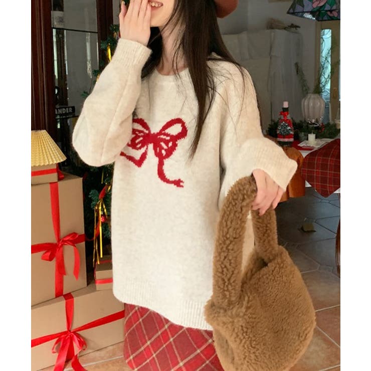 配色 リボン リブ | レースレディース  | 詳細画像15 