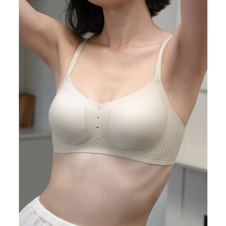 ソリッドカラー ノンワイヤー シームレス | レースレディース  | 詳細画像10 