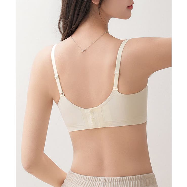 ソリッドカラー 脇高 ノンワイヤー | レースレディース  | 詳細画像11 