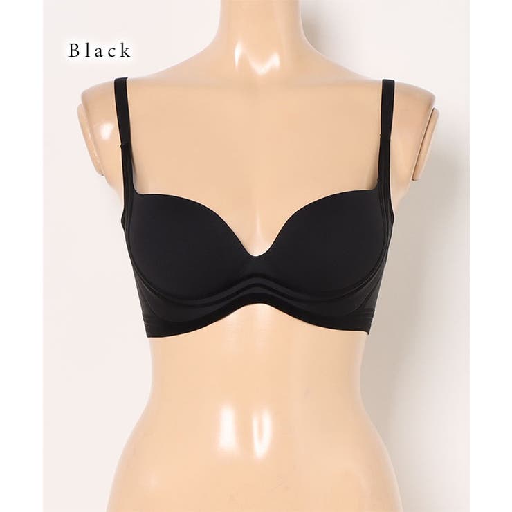 ソリッドカラー 脇高 ノンワイヤー | レースレディース  | 詳細画像12 