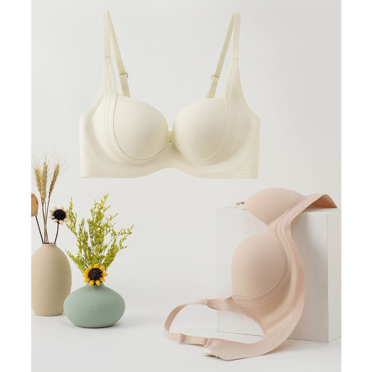 ソリッドカラー 脇高 ノンワイヤー | レースレディース  | 詳細画像15 