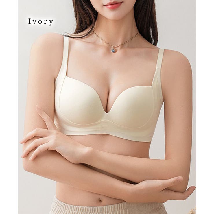 ソリッドカラー 脇高 ノンワイヤー | レースレディース  | 詳細画像7 