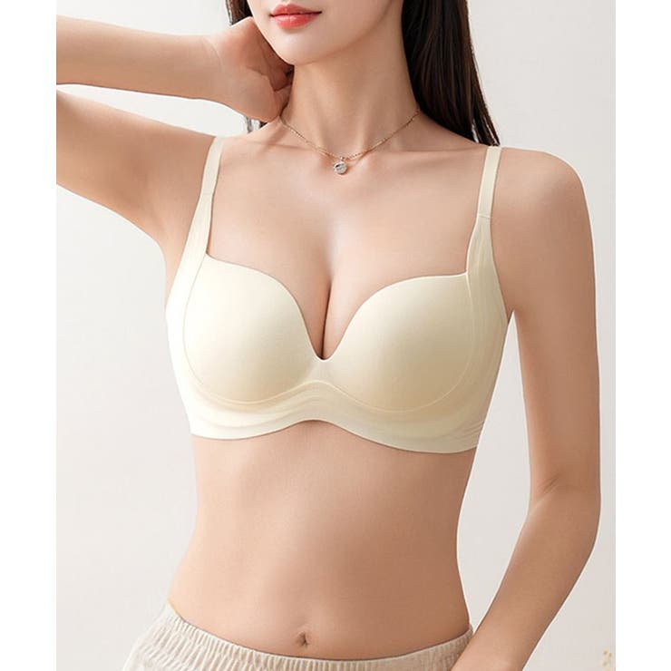 ソリッドカラー 脇高 ノンワイヤー | レースレディース  | 詳細画像8 