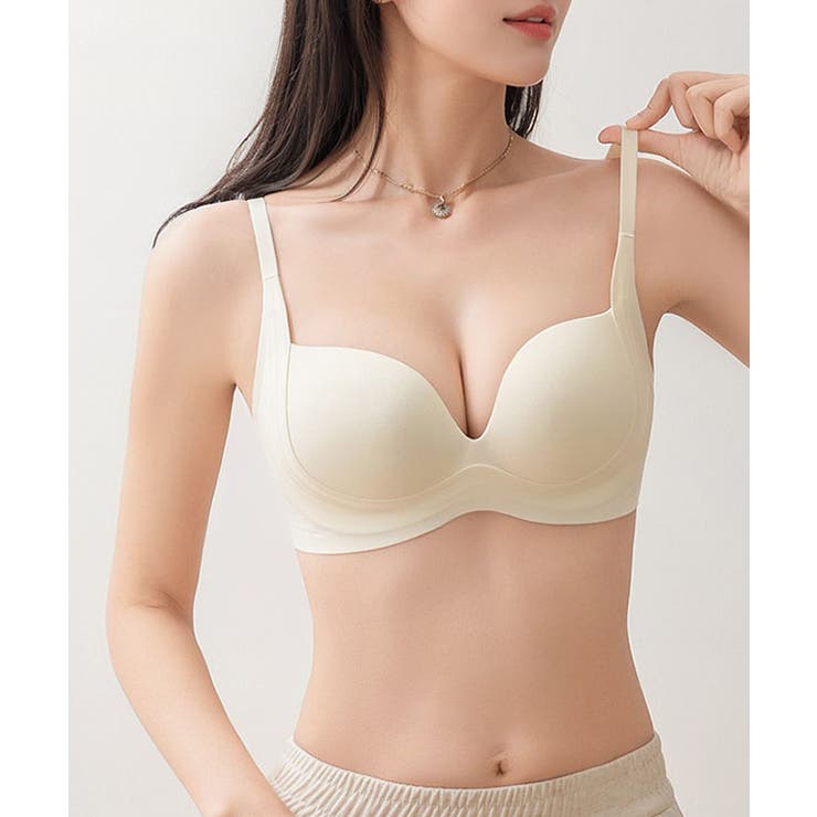 ソリッドカラー 脇高 ノンワイヤー | レースレディース  | 詳細画像9 