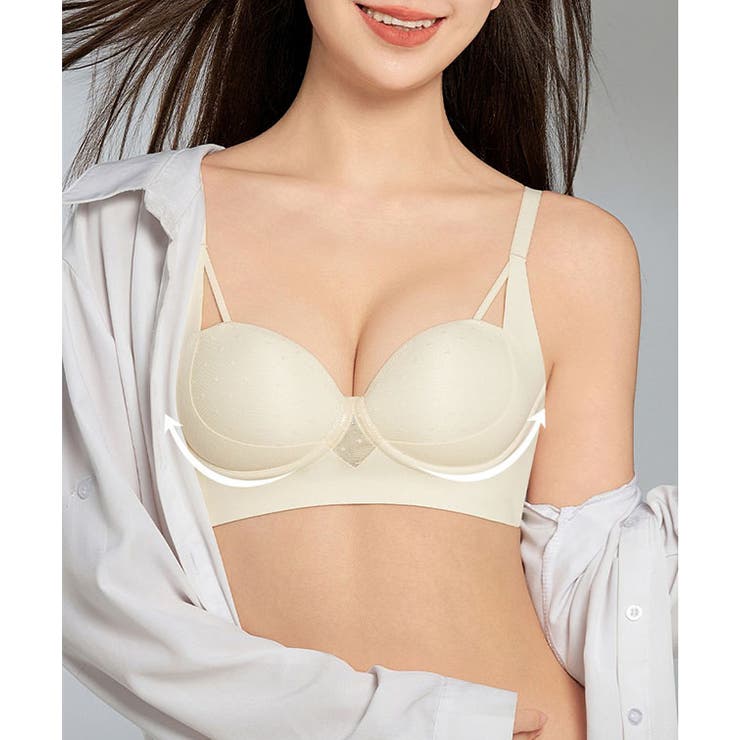 【2点セット】チュール ドッキング ノンワイヤー | レースレディース  | 詳細画像13 