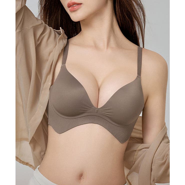 ソリッドカラー シームレス ノンワイヤー | レースレディース  | 詳細画像8 