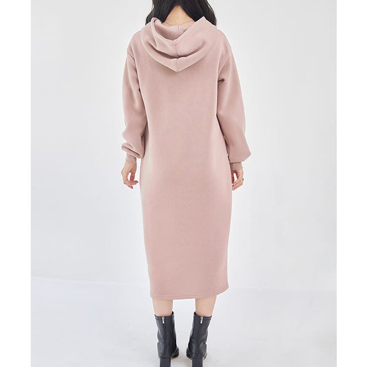 ソリッドカラー 裏起毛 ファスナースリット | レースレディース  | 詳細画像18 