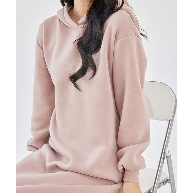 ソリッドカラー 裏起毛 ファスナースリット | レースレディース  | 詳細画像19 