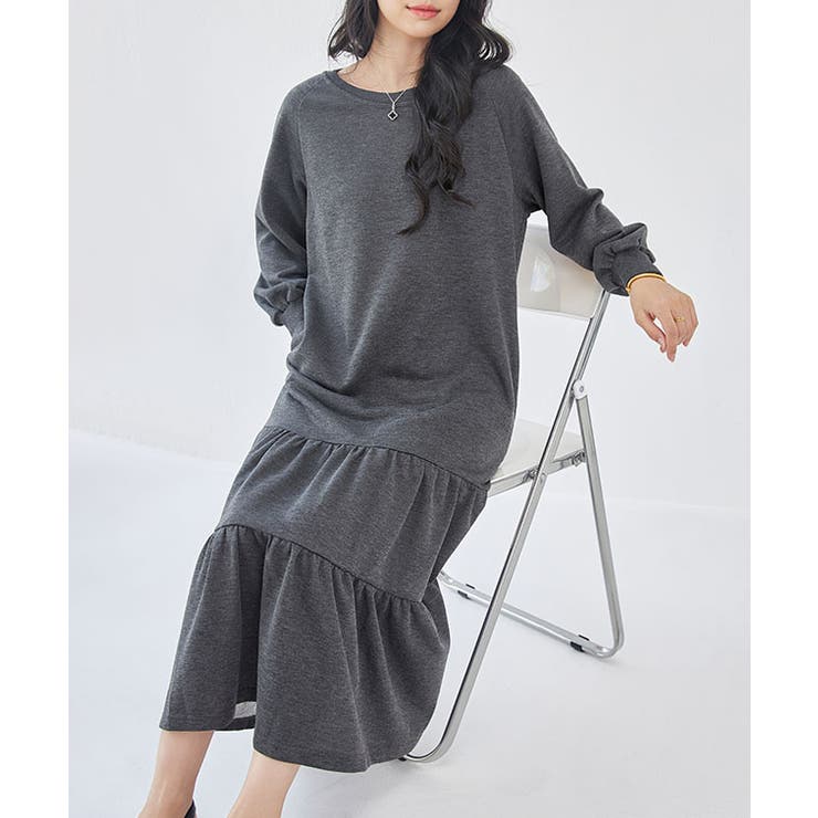 ラウンドネック ティアード 長袖 | レースレディース  | 詳細画像10 