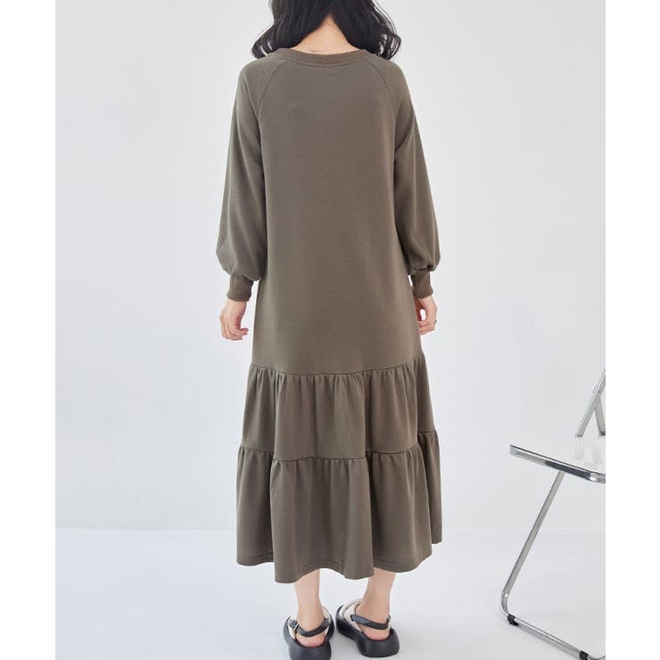 ラウンドネック ティアード 長袖 | レースレディース  | 詳細画像14 