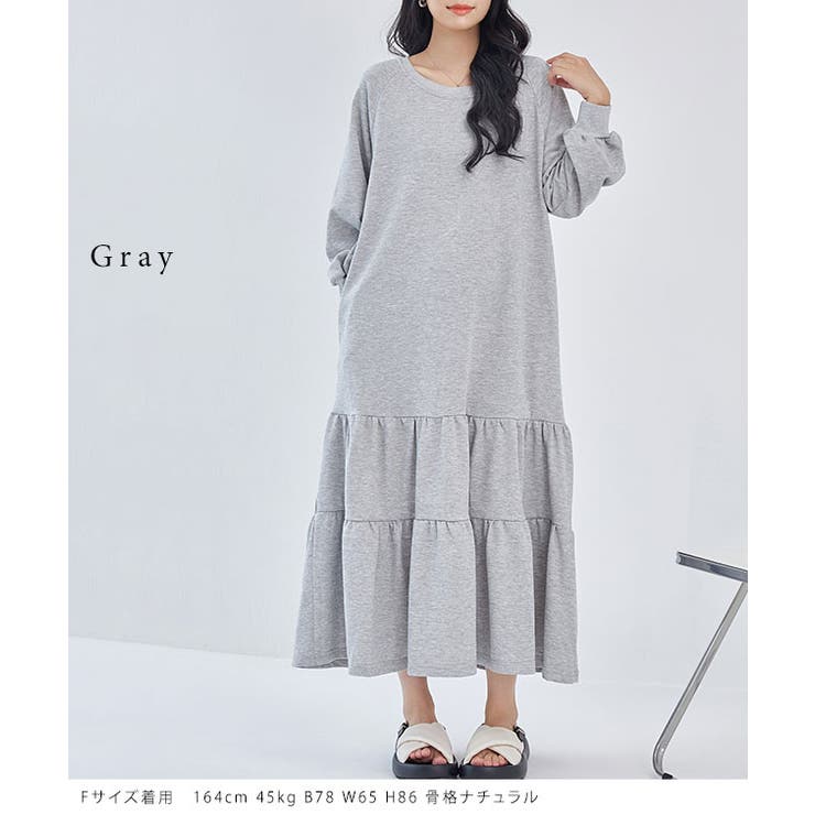 ラウンドネック ティアード 長袖 | レースレディース  | 詳細画像15 