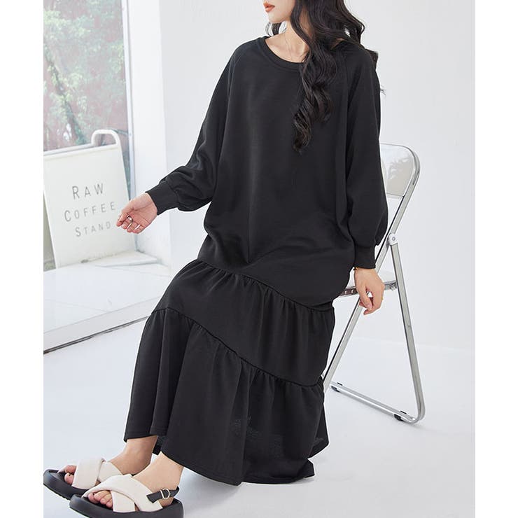 ラウンドネック ティアード 長袖 | レースレディース  | 詳細画像6 