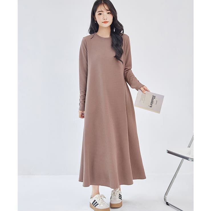 ソリッドカラー Aライン 長袖 | レースレディース  | 詳細画像12 