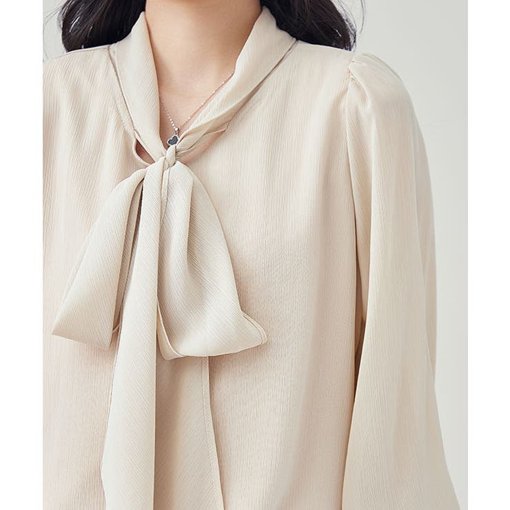 ボウタイ付き キャンディ袖 長袖 | レースレディース  | 詳細画像18 