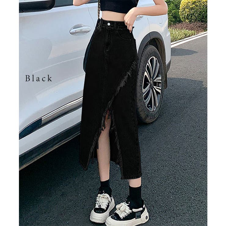 ハイウエスト フリンジ スリット | レースレディース  | 詳細画像3 