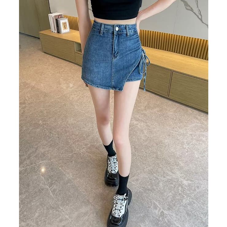 ハイウエスト サイドギャザー インパン付き | レースレディース  | 詳細画像10 