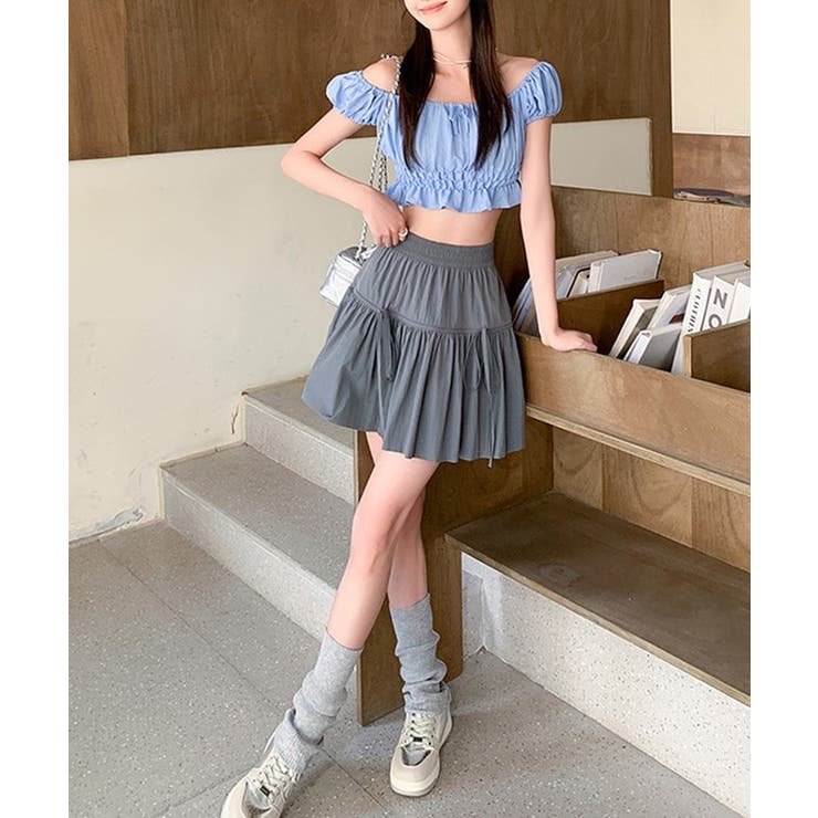 ギャザーリボン ティアード フレア | レースレディース  | 詳細画像14 