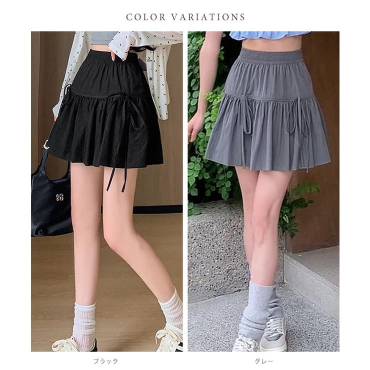 ギャザーリボン ティアード フレア | レースレディース  | 詳細画像2 