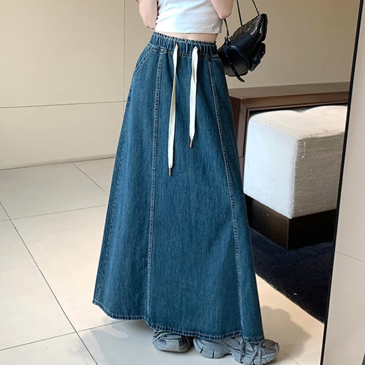 切替 フレア デニム | レースレディース  | 詳細画像1 