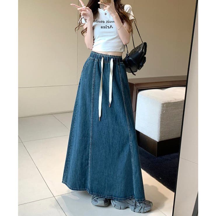 切替 フレア デニム | レースレディース  | 詳細画像11 