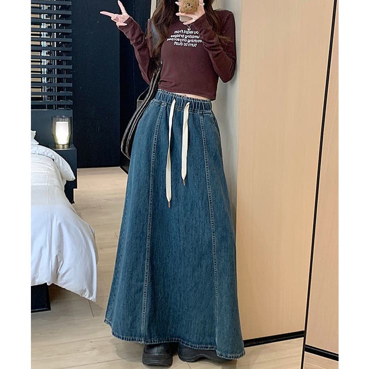 切替 フレア デニム | レースレディース  | 詳細画像13 