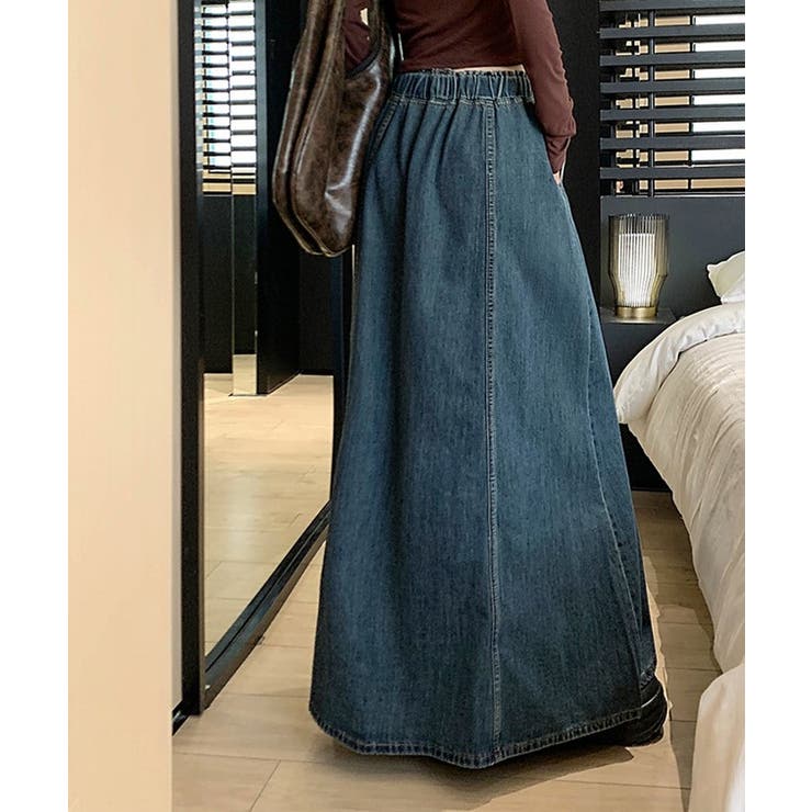 切替 フレア デニム | レースレディース  | 詳細画像14 