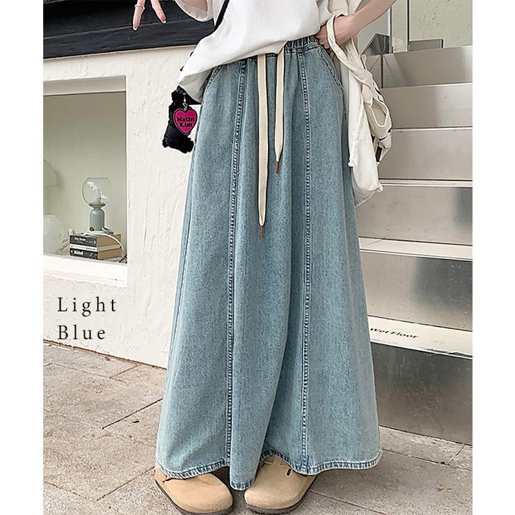 切替 フレア デニム | レースレディース  | 詳細画像3 