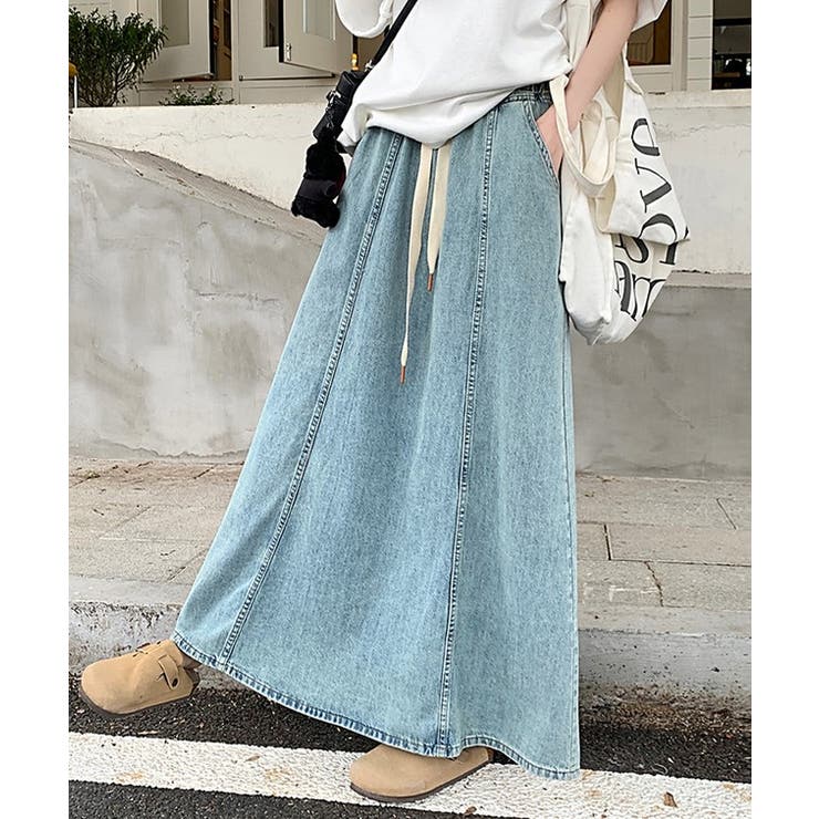 切替 フレア デニム | レースレディース  | 詳細画像4 