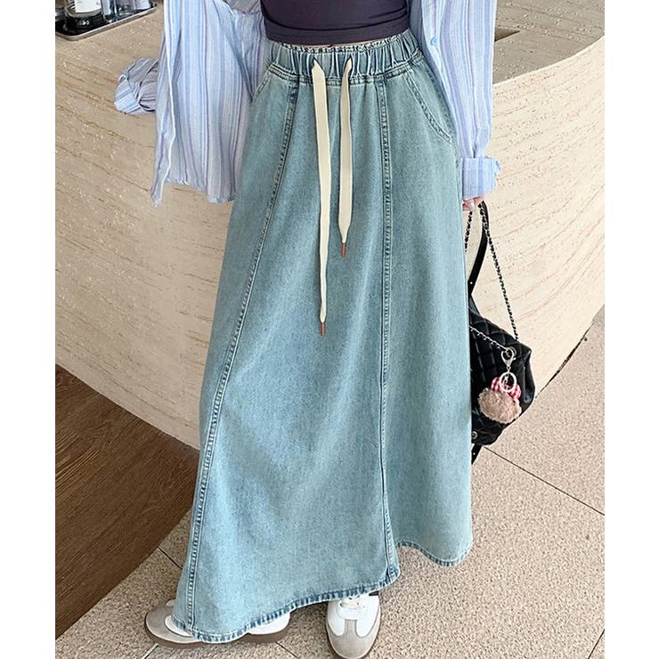 切替 フレア デニム | レースレディース  | 詳細画像6 