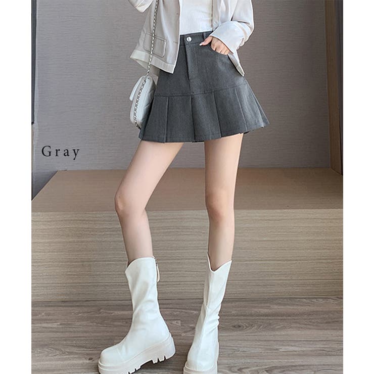 Aライン 切り替え プリーツ | レースレディース  | 詳細画像8 