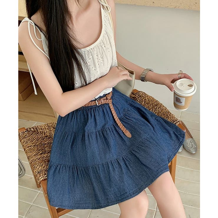 ベルト付き ティアード ギャザー | レースレディース  | 詳細画像12 