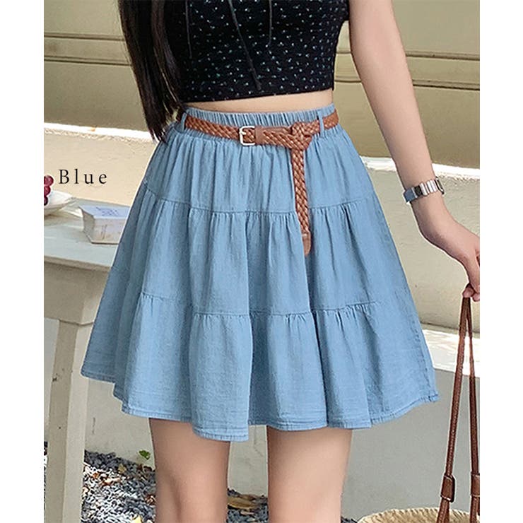 ベルト付き ティアード ギャザー | レースレディース  | 詳細画像3 