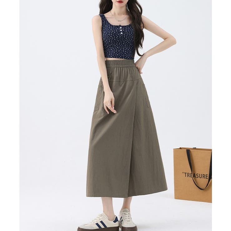 ラップ風 サイドポケット ハイウエスト | レースレディース  | 詳細画像12 