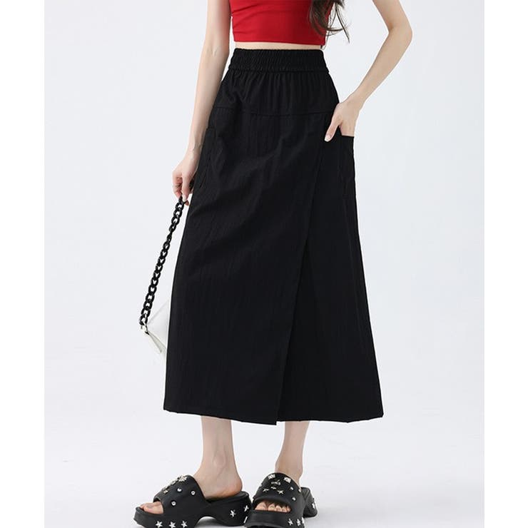 ラップ風 サイドポケット ハイウエスト | レースレディース  | 詳細画像4 