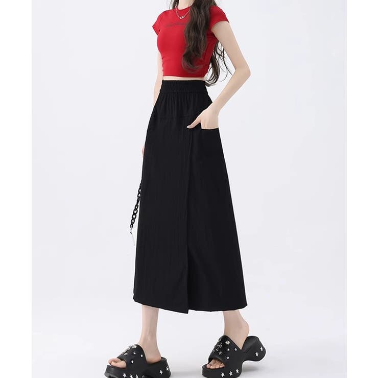 ラップ風 サイドポケット ハイウエスト | レースレディース  | 詳細画像5 