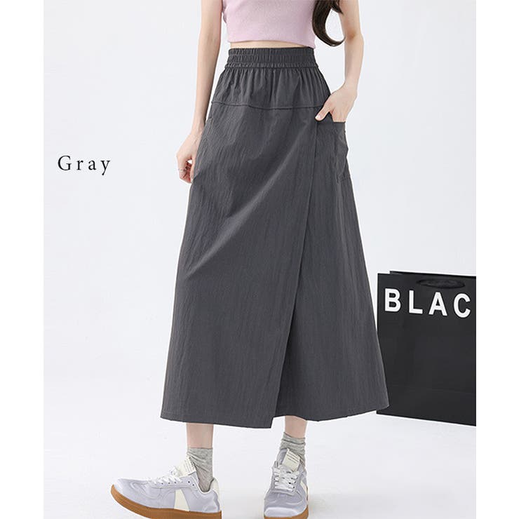 ラップ風 サイドポケット ハイウエスト | レースレディース  | 詳細画像7 