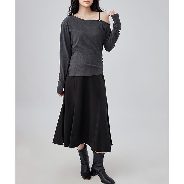 パール アシンメトリー サイドギャザー | レースレディース  | 詳細画像11 