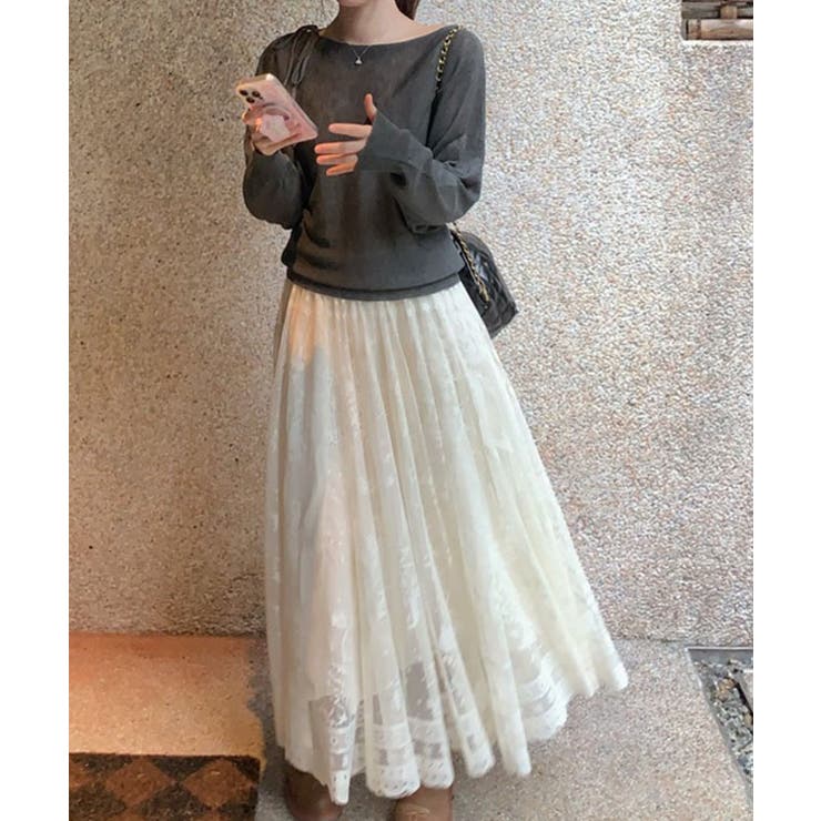 ボートネック リボン ドルマンスリーブ | レースレディース  | 詳細画像9 