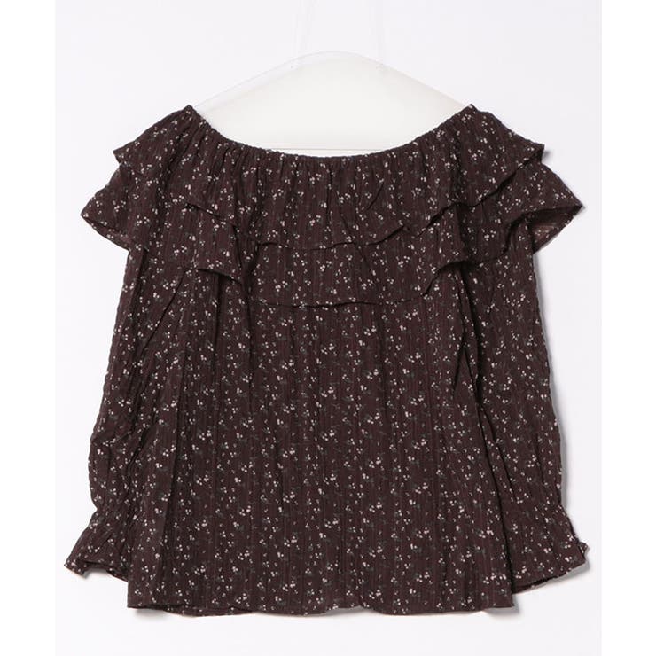 プリント柄 フリルネック オフショル | レースレディース  | 詳細画像7 