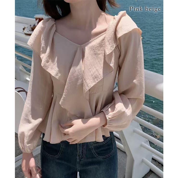 ボリューム ラッフルカラー ペプラム | レースレディース  | 詳細画像7 